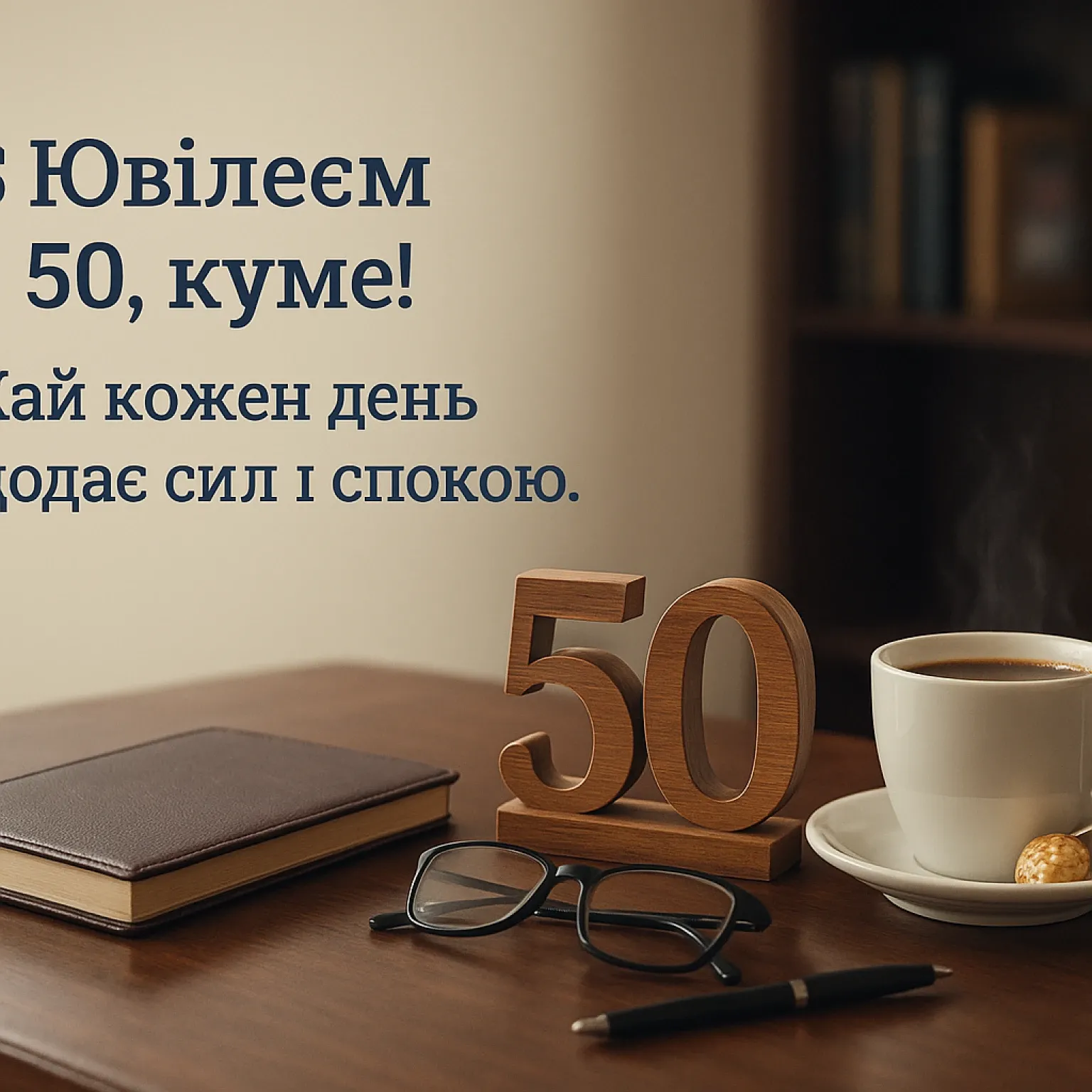 Привітання куму з ювілеєм 50 Привітання куму з ювілеєм 50