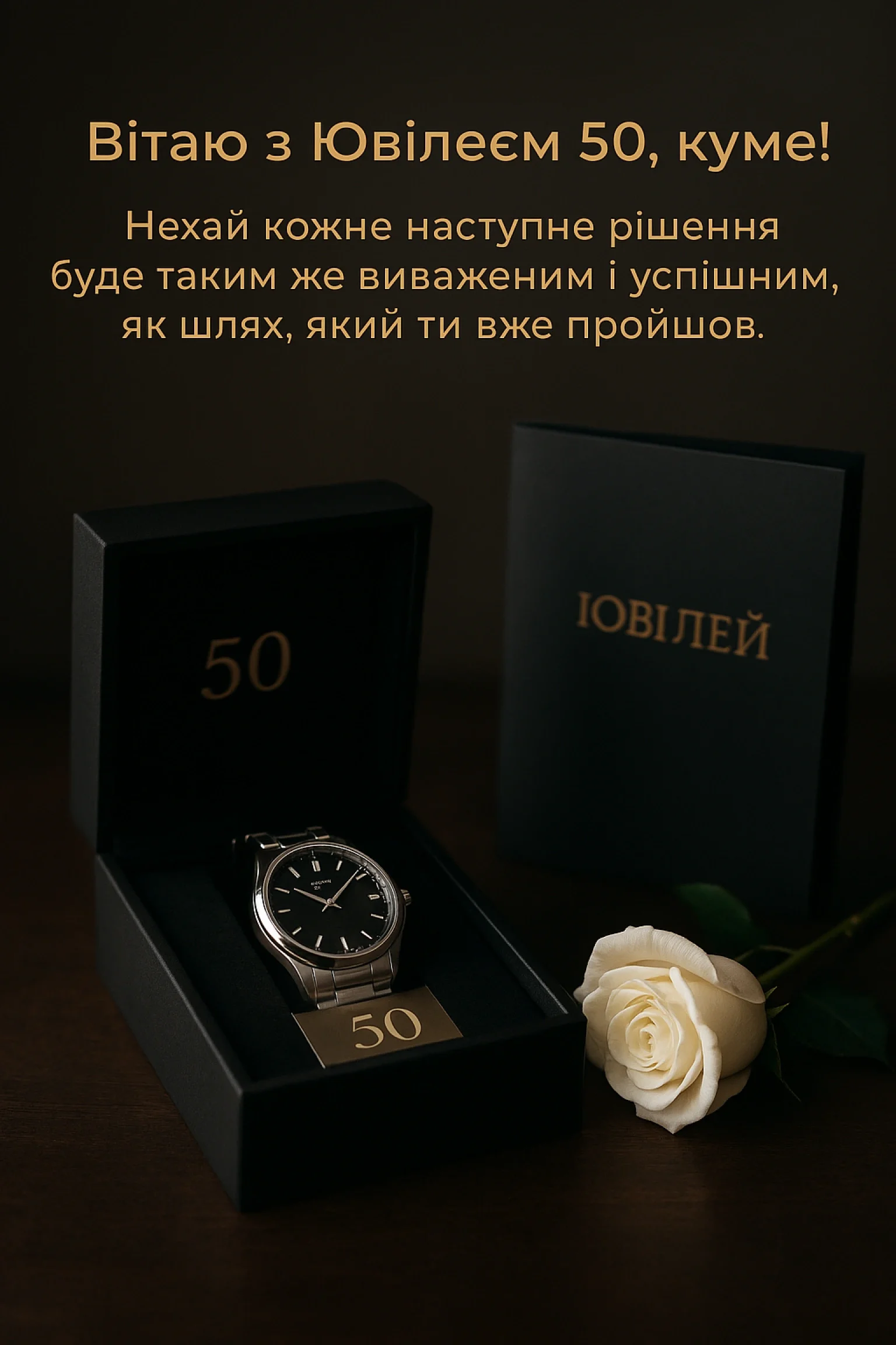 Привітання куму з ювілеєм 50 Привітання куму з ювілеєм 50