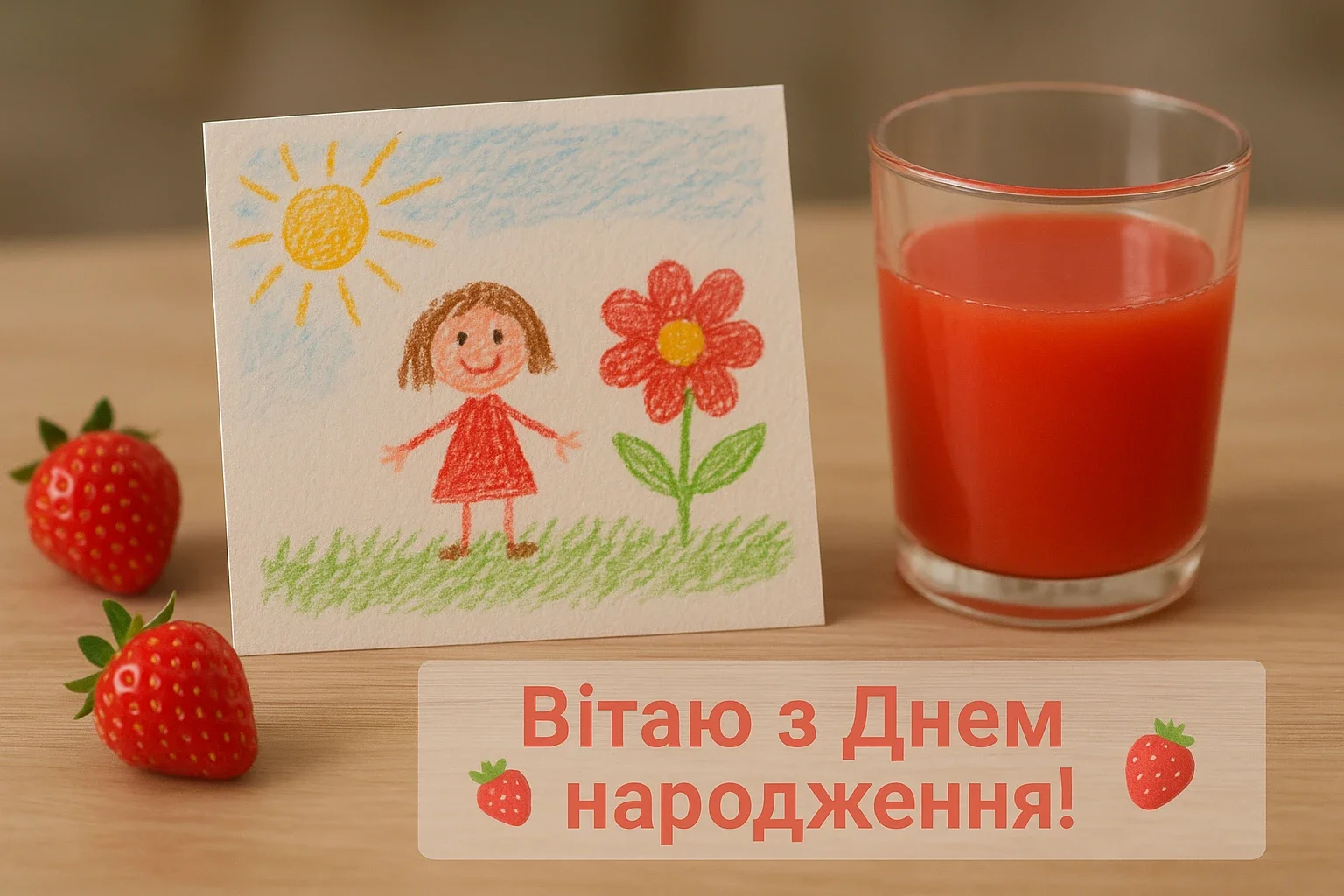 привітання з днем народження дівчинці