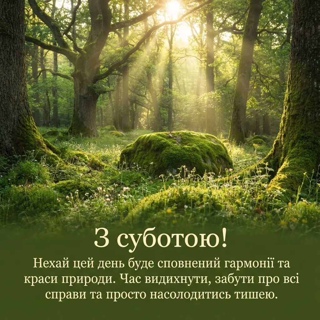 привітання з суботою
