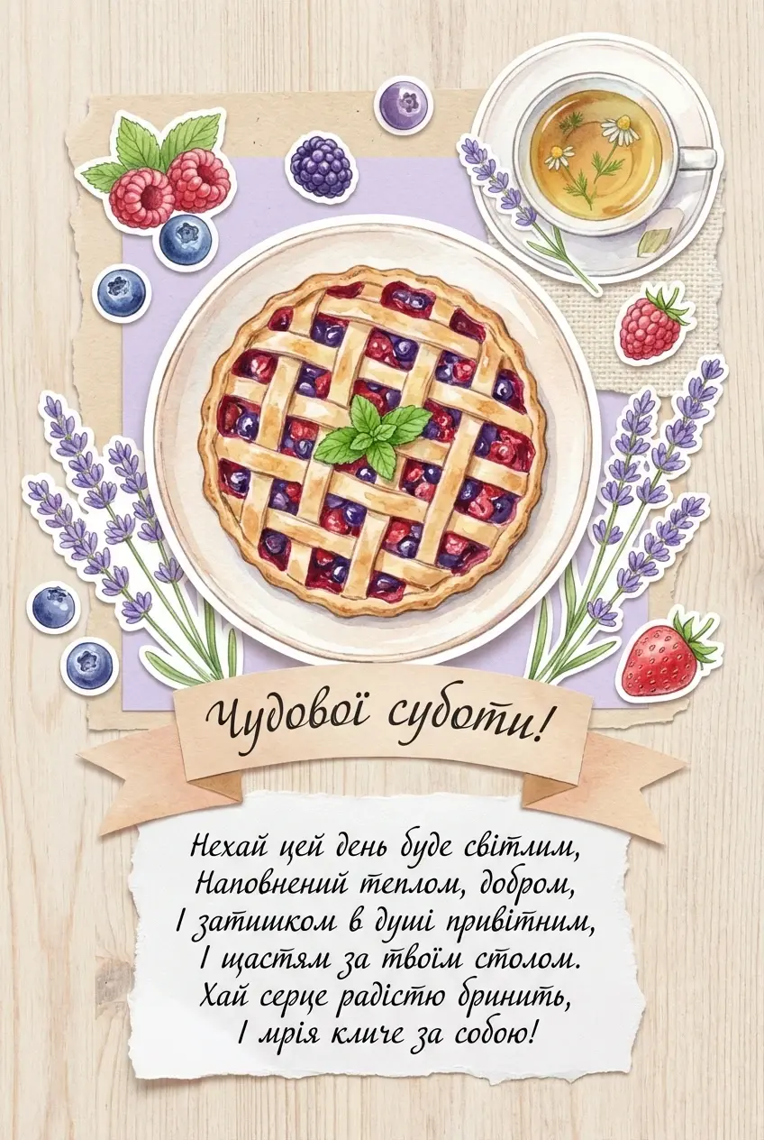 привітання з суботою