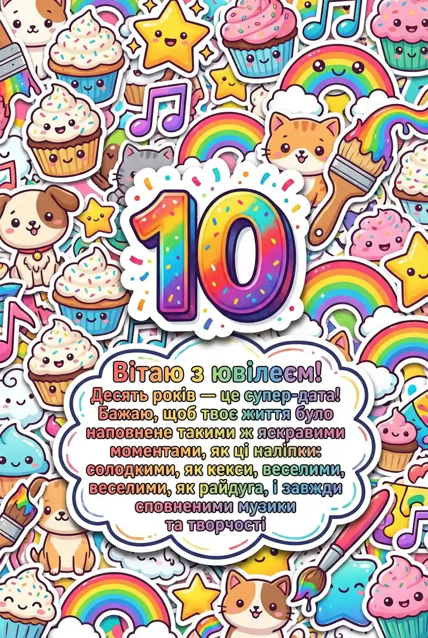 10 років дівчинці привітання 10 років дівчинці привітання