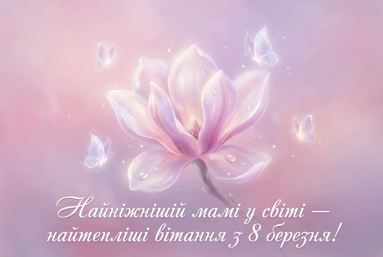 привітання з 8 березня мамі