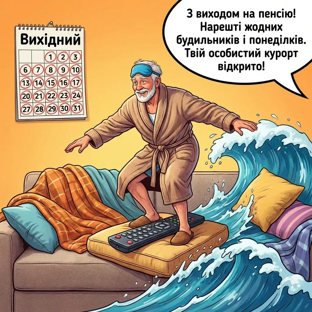 привітання з виходом на пенсію