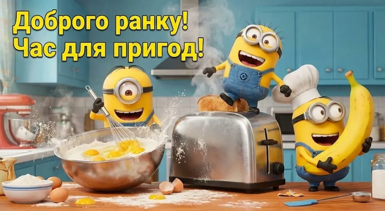 Доброго ранку: 20 авторських картинок українською мовою