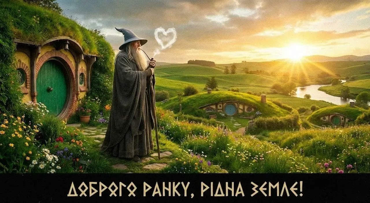 Доброго ранку: 20 авторських картинок українською мовою