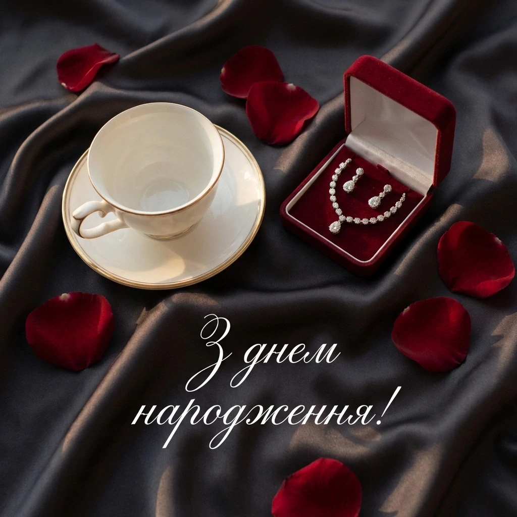 привітання з днем народження жінці українською мовою
