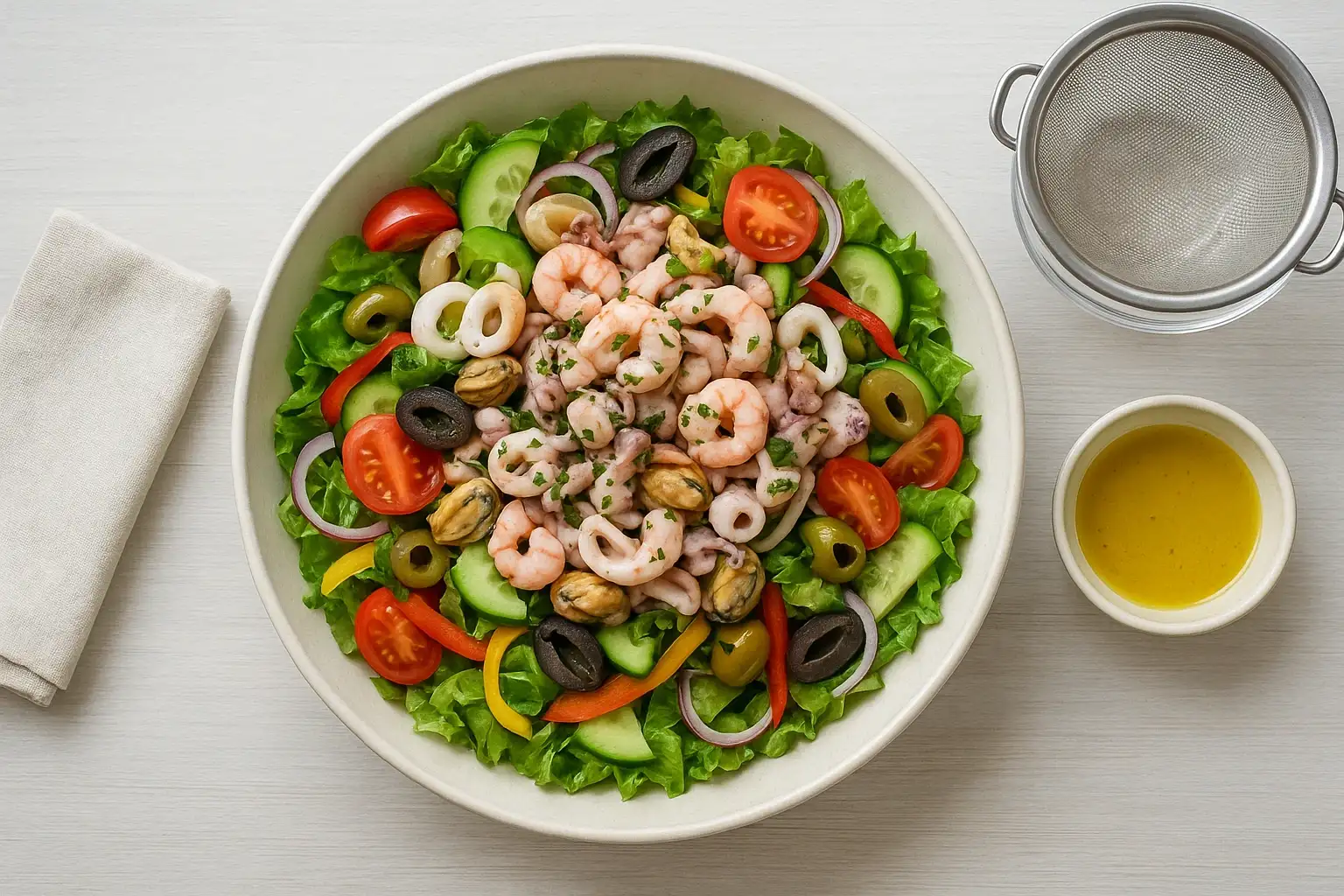 салат з морепродуктів