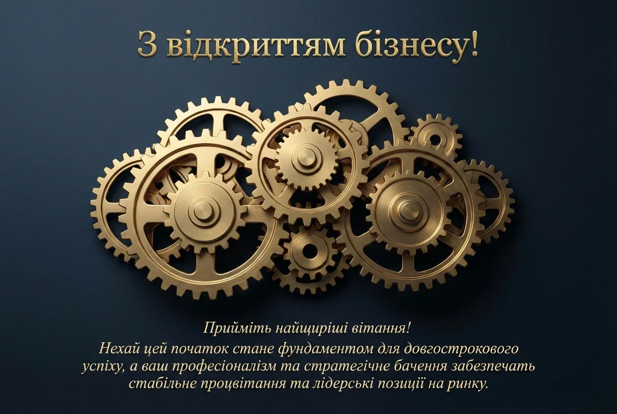 привітання з відкриттям бізнесу