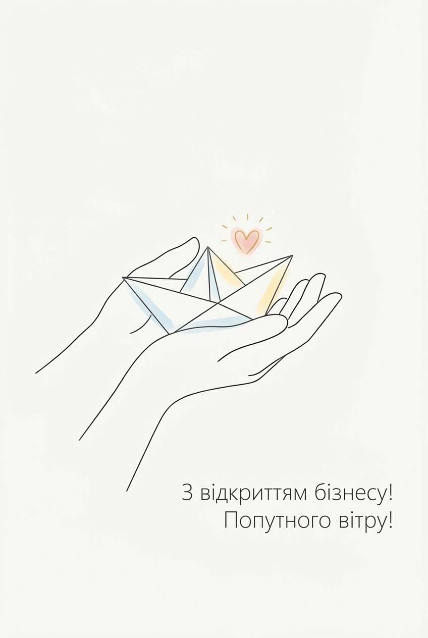 привітання з відкриттям бізнесу