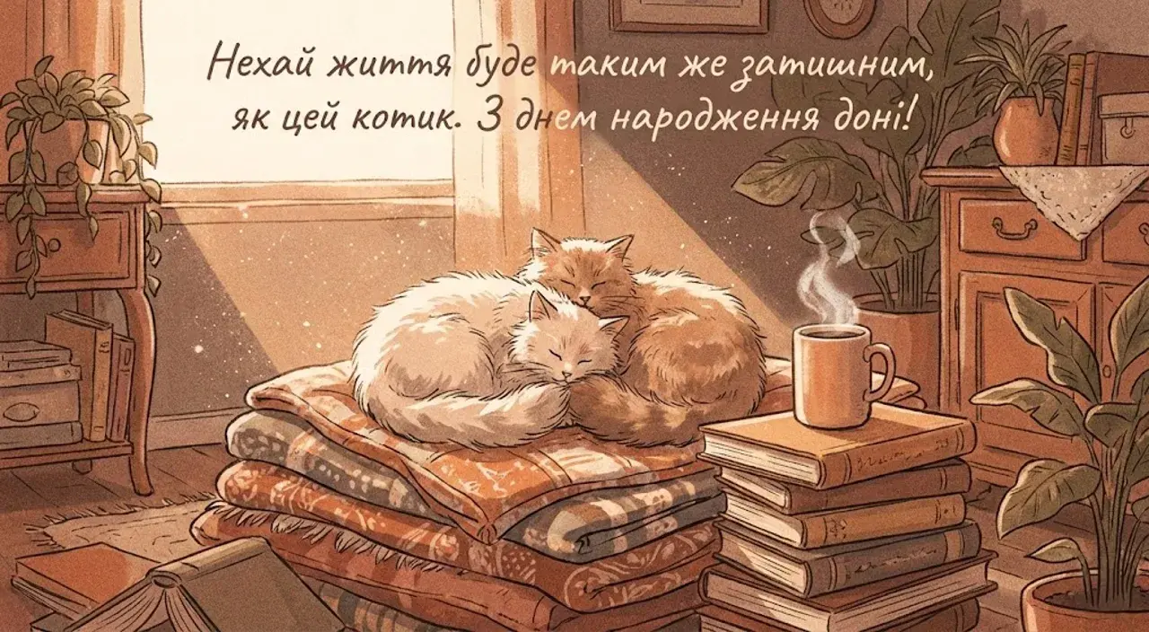 Привітання для мами з днем народження донечки