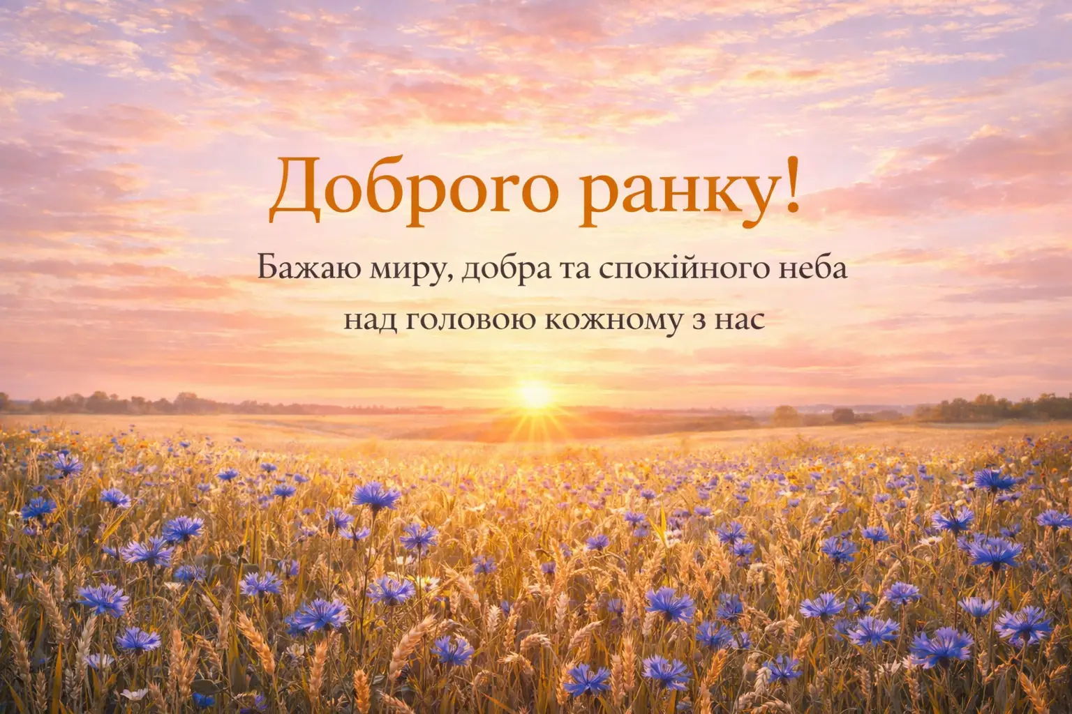 Листівки доброго ранку: найтепліші побажання та красиві картинки для гарного початку дня
