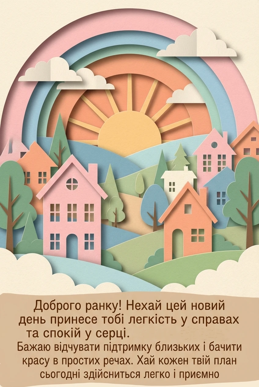 Листівки доброго ранку: найтепліші побажання та красиві картинки для гарного початку дня