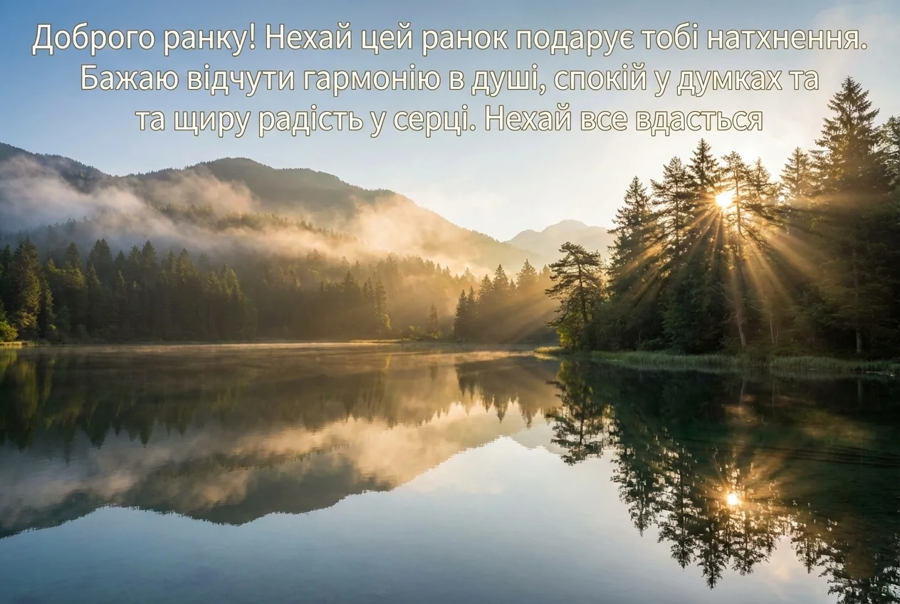 Листівки доброго ранку: найтепліші побажання та красиві картинки для гарного початку дня