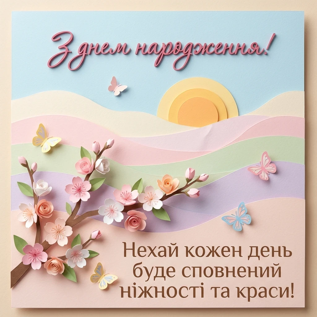 зворушливе привітання з днем народження жінці