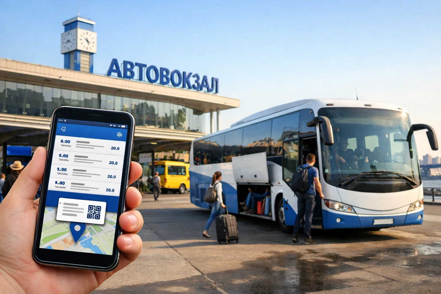 inBus: Удобные автобусные билеты и расписание для автовокзала Днепр