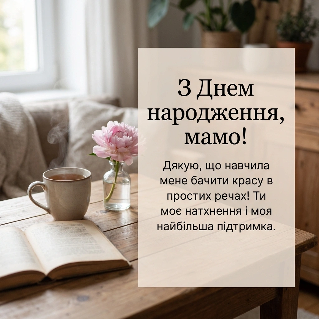 привітання з днем народження мамі своїми словами, до сліз
