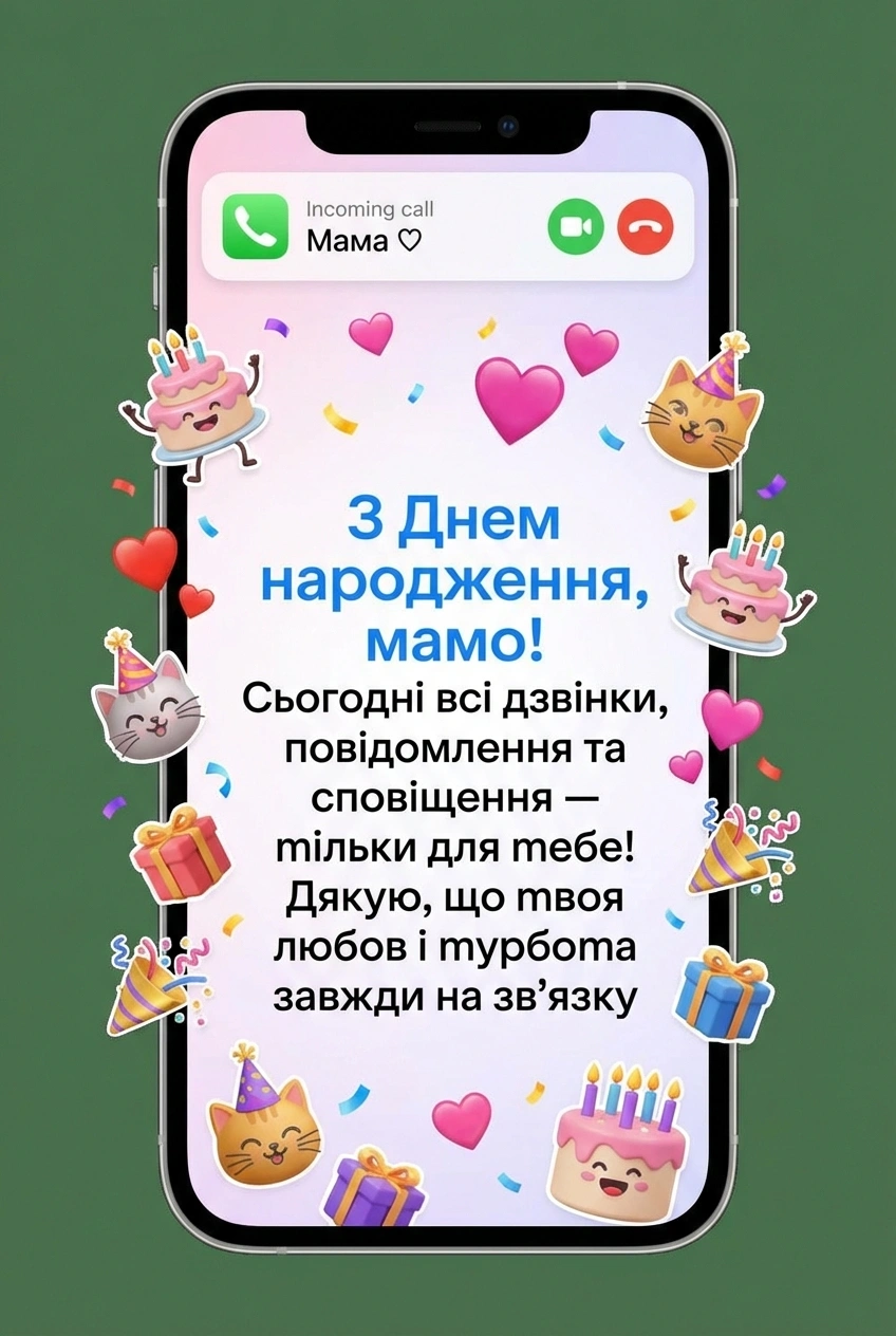 привітання з днем народження мамі своїми словами, до сліз