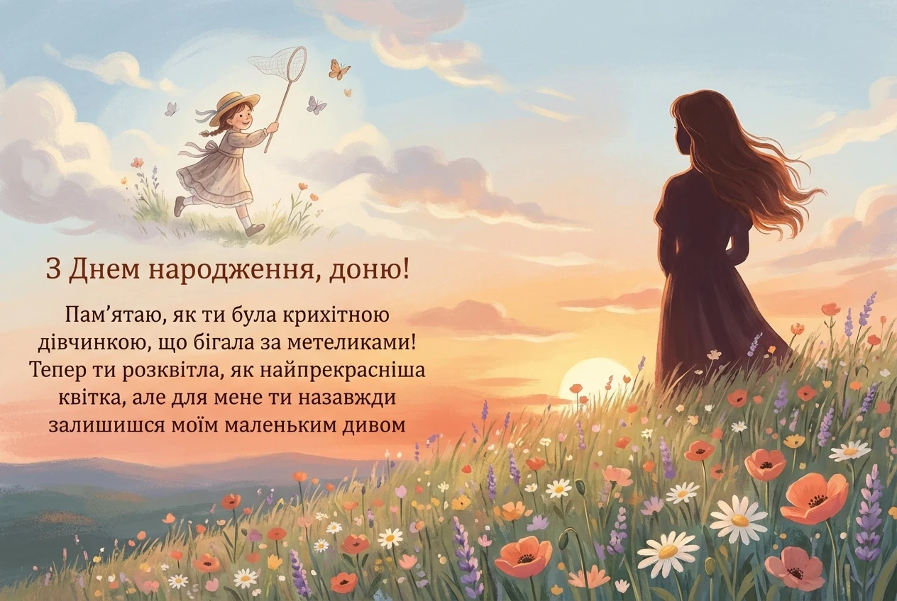 привітання з днем народження дочці до сліз