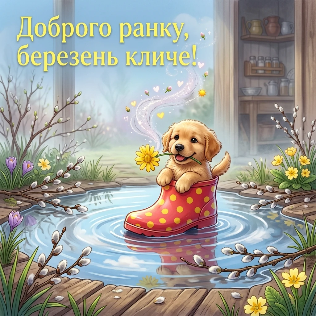 Доброго ранку, березень: душевні привітання та найкращі весняні листівки для гарного настрою