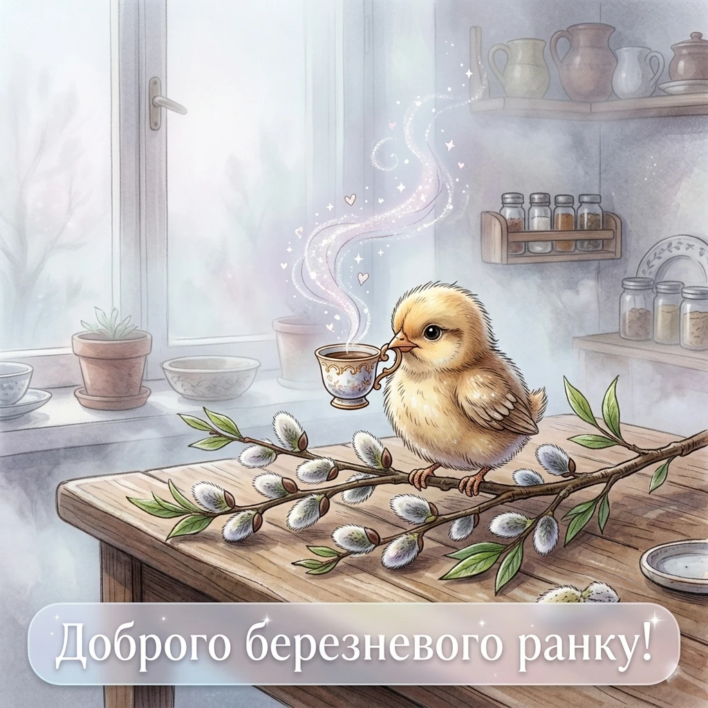 Доброго ранку, березень: душевні привітання та найкращі весняні листівки для гарного настрою