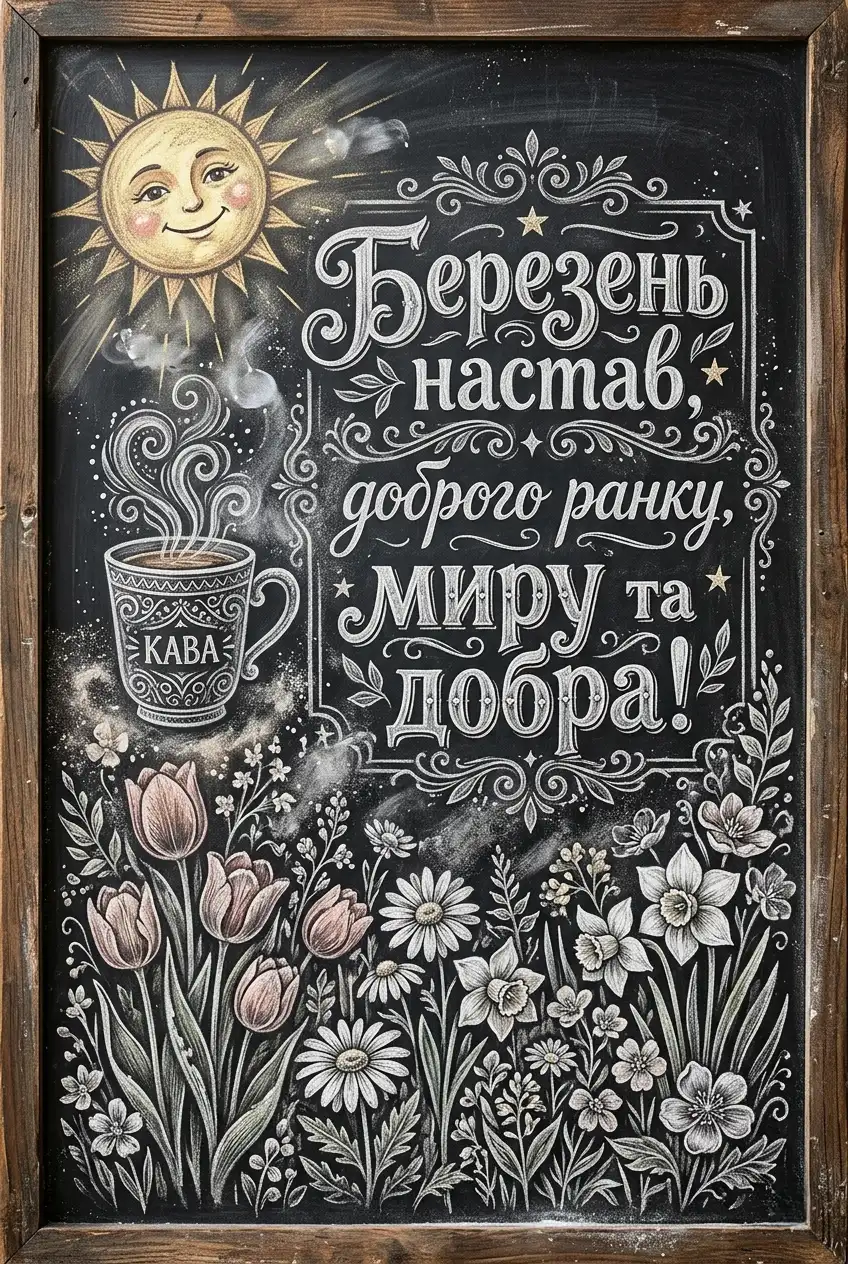 Доброго ранку, березень: душевні привітання та найкращі весняні листівки для гарного настрою
