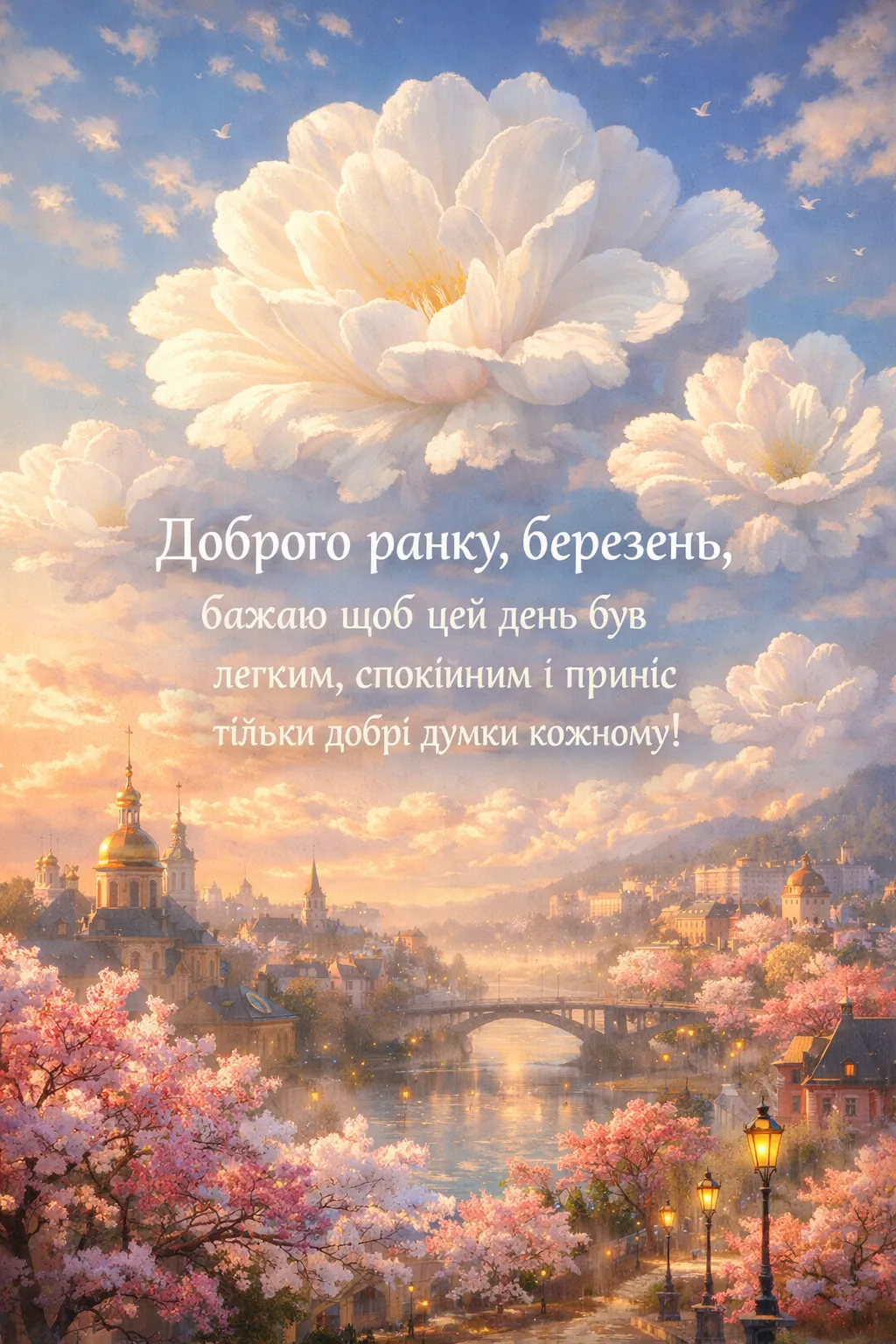 Доброго ранку, березень: душевні привітання та найкращі весняні листівки для гарного настрою
