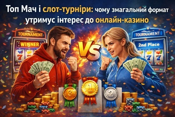 Топ Мач і слот-турніри: чому змагальний формат утримує інтерес до онлайн-казино