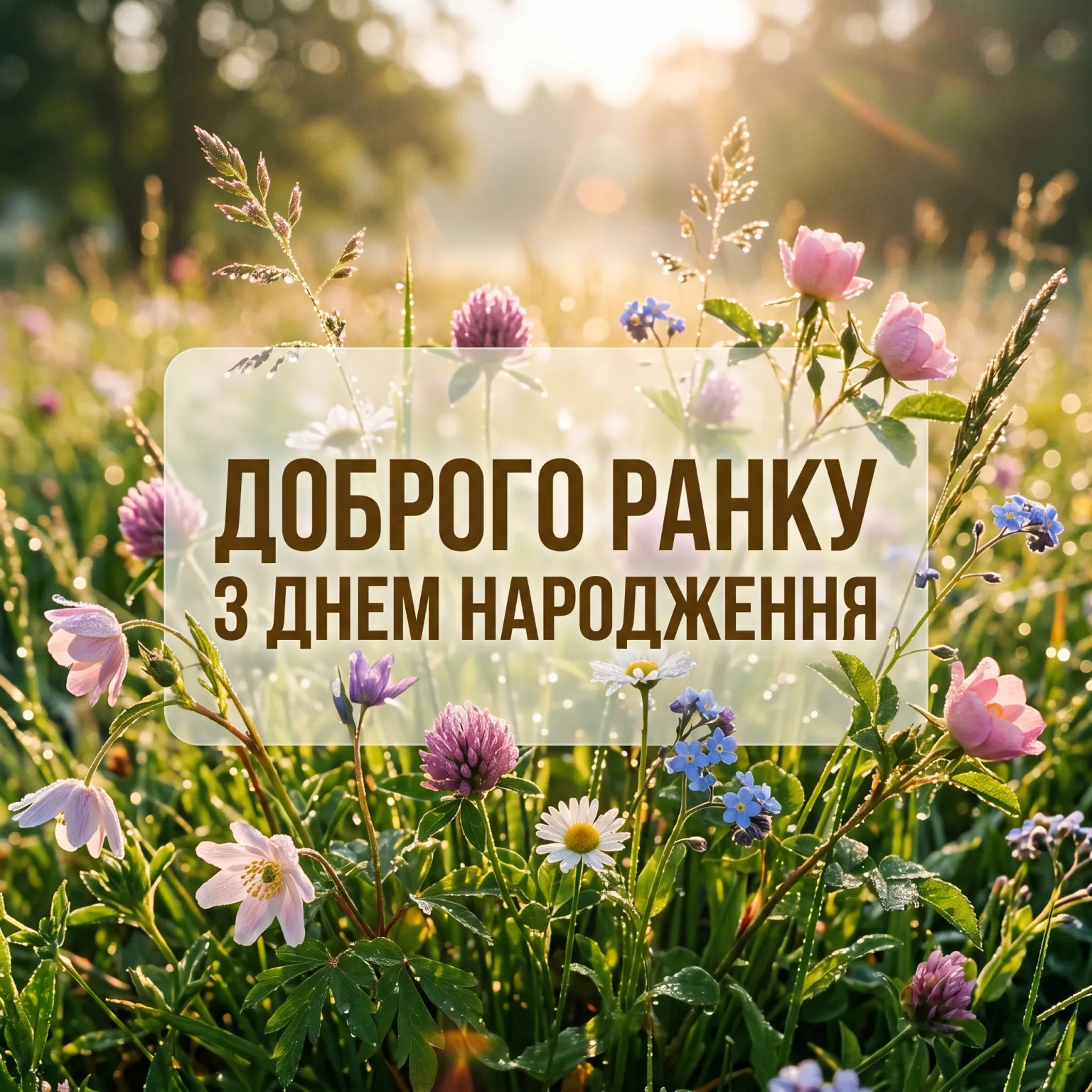 Доброго ранку та з днем народження: найтепліші привітання та святкові листівки