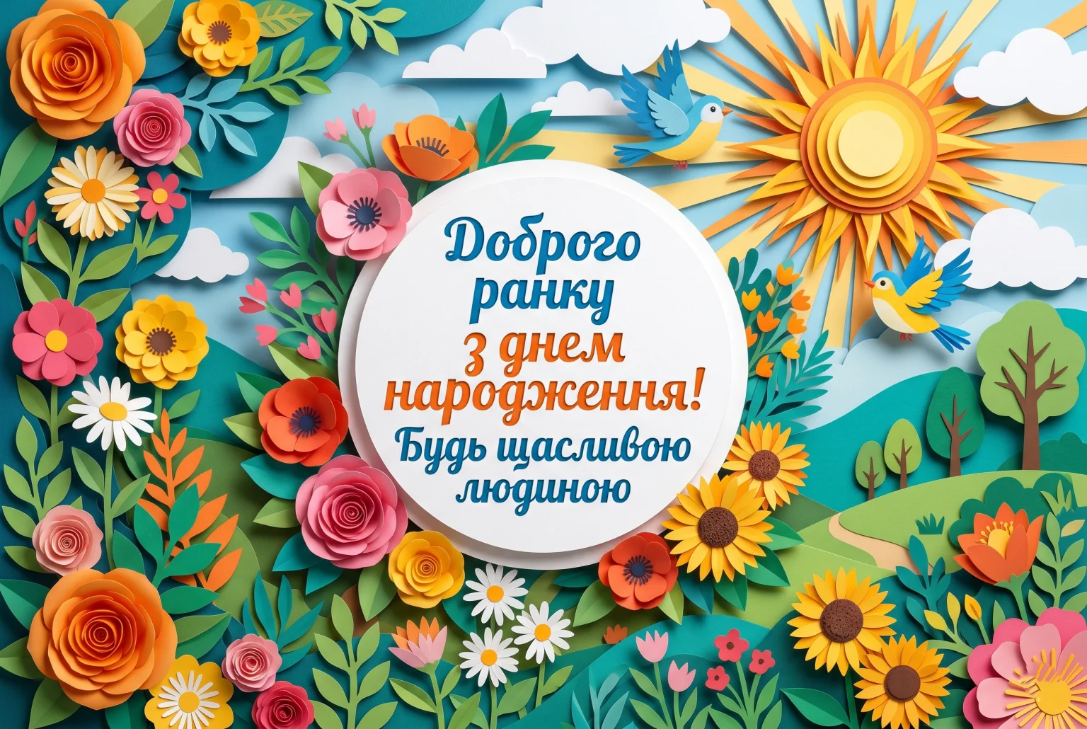 Доброго ранку та з днем народження: найтепліші привітання та святкові листівки