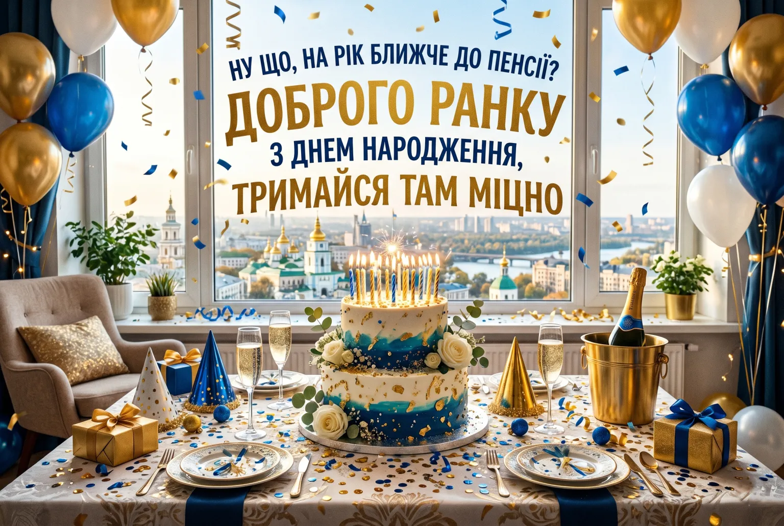 Доброго ранку та з днем народження: найтепліші привітання та святкові листівки