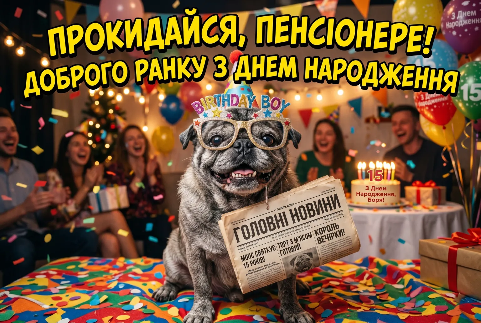 Доброго ранку та з днем народження: найтепліші привітання та святкові листівки