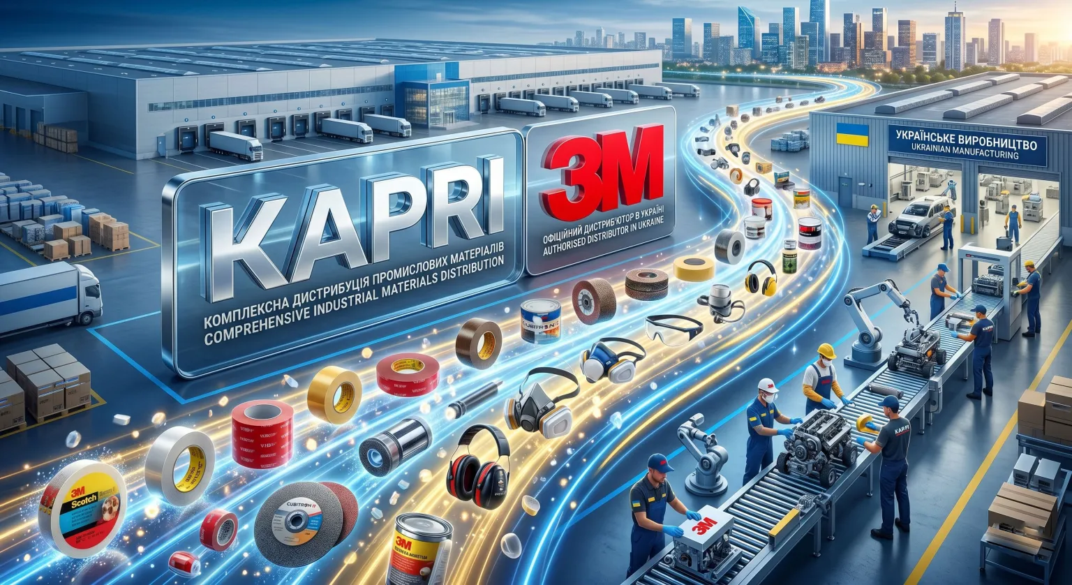 Найкращі рішення для промислового монтажу: обираємо скотч 3M у магазині Kapri