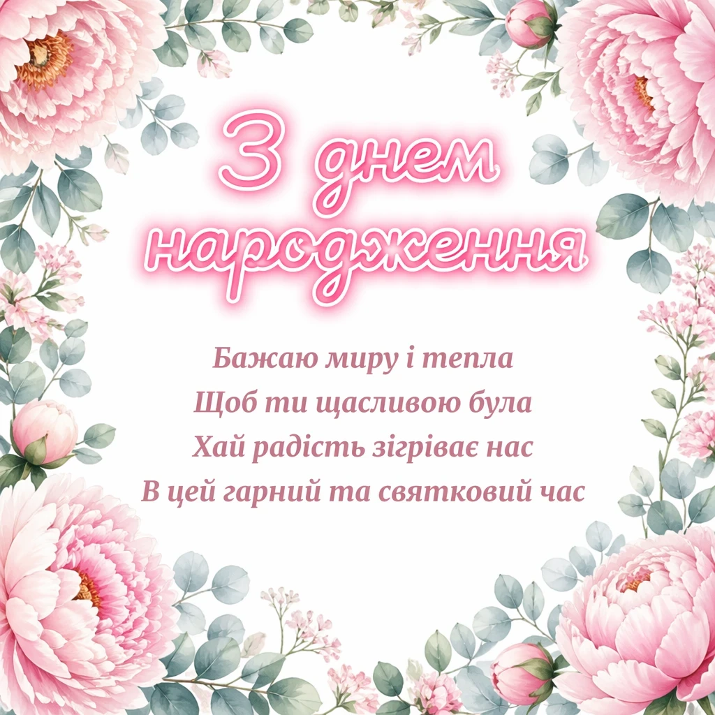 привітання з днем народження подрузі