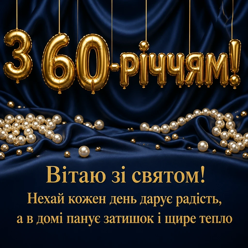 привітання з 60-річчям жінці