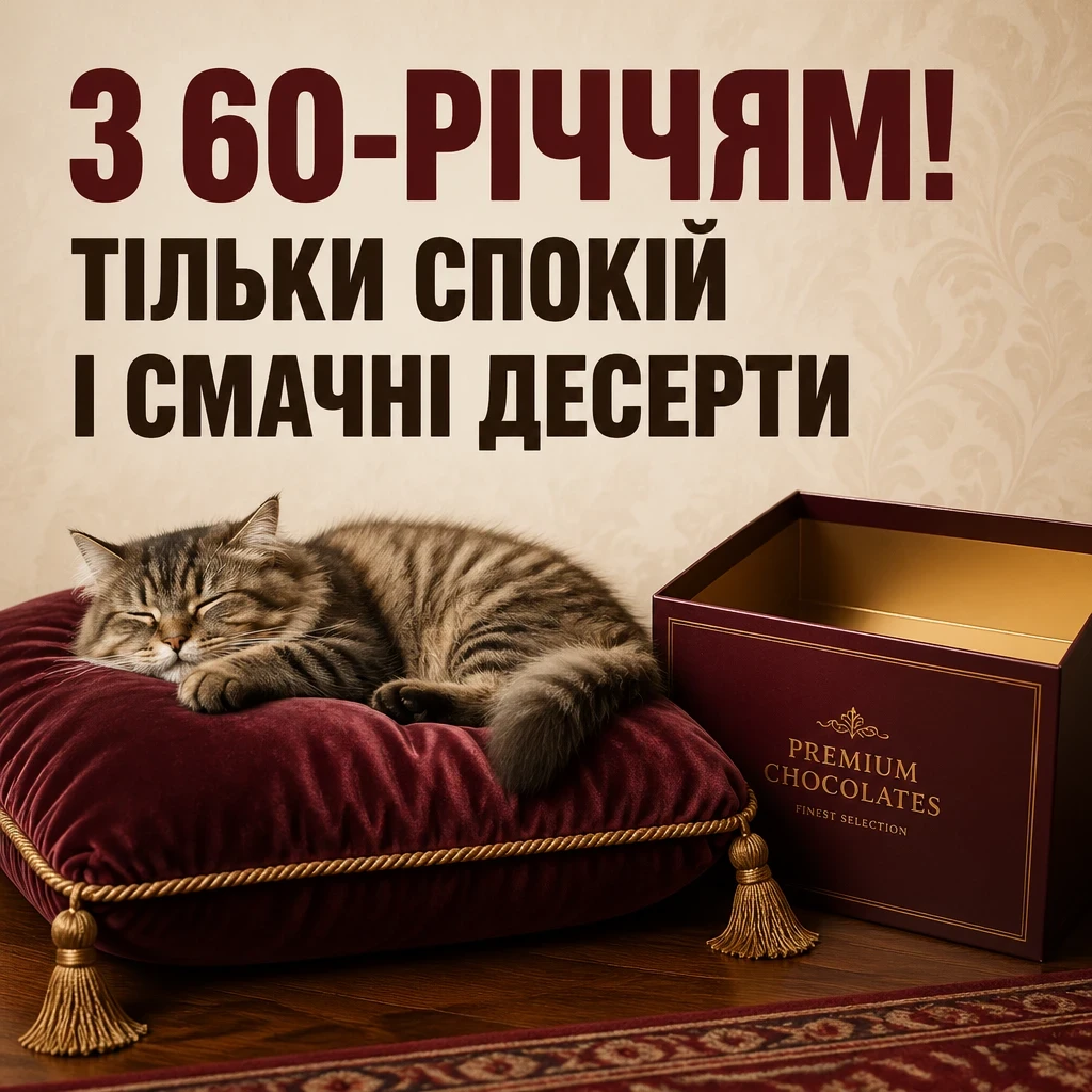 привітання з 60-річчям жінці