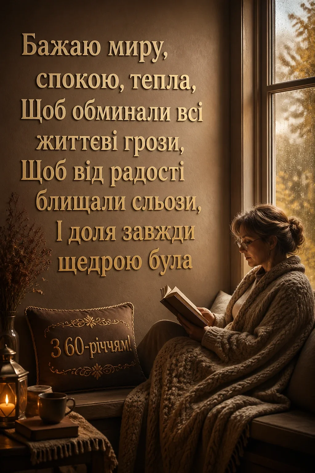 привітання з 60-річчям жінці