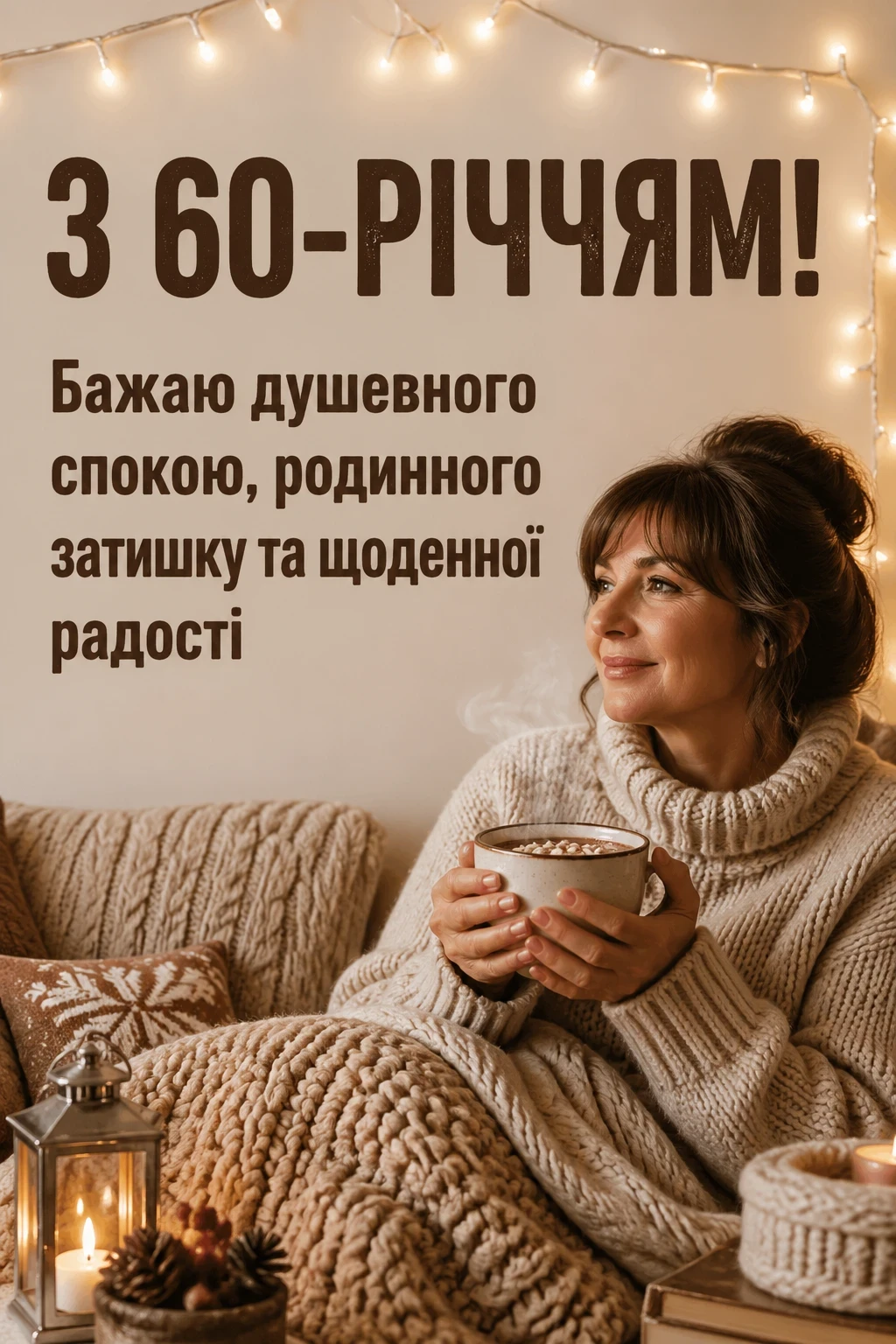 привітання з 60-річчям жінці