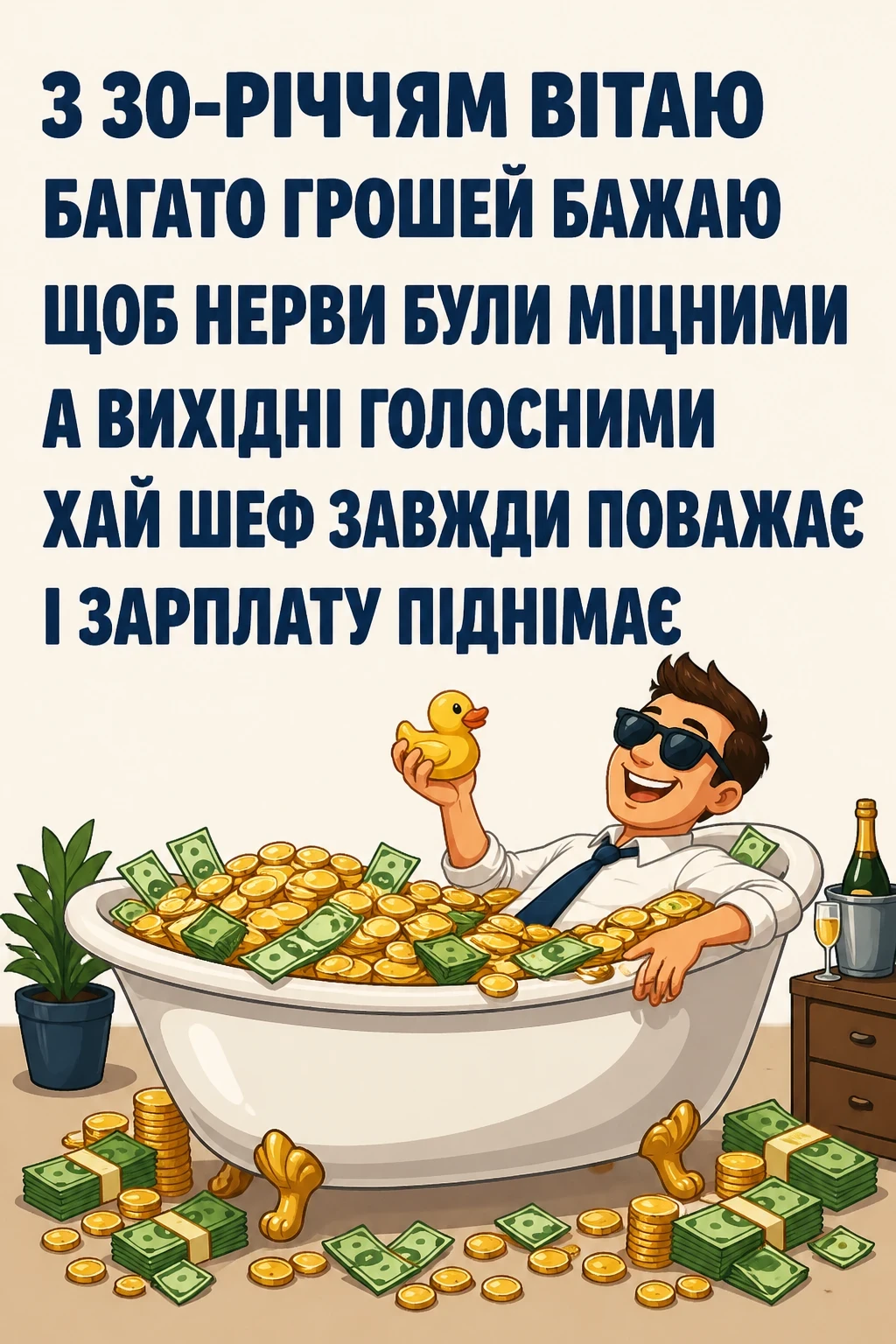 привітання з 30-річчям прикольні