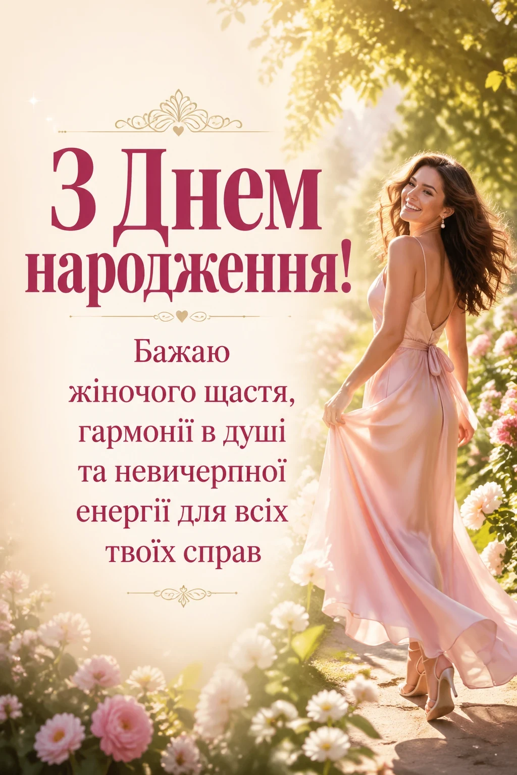 жінці привітання вишукані листівки з днем народження жінці привітання вишукані листівки з днем народження