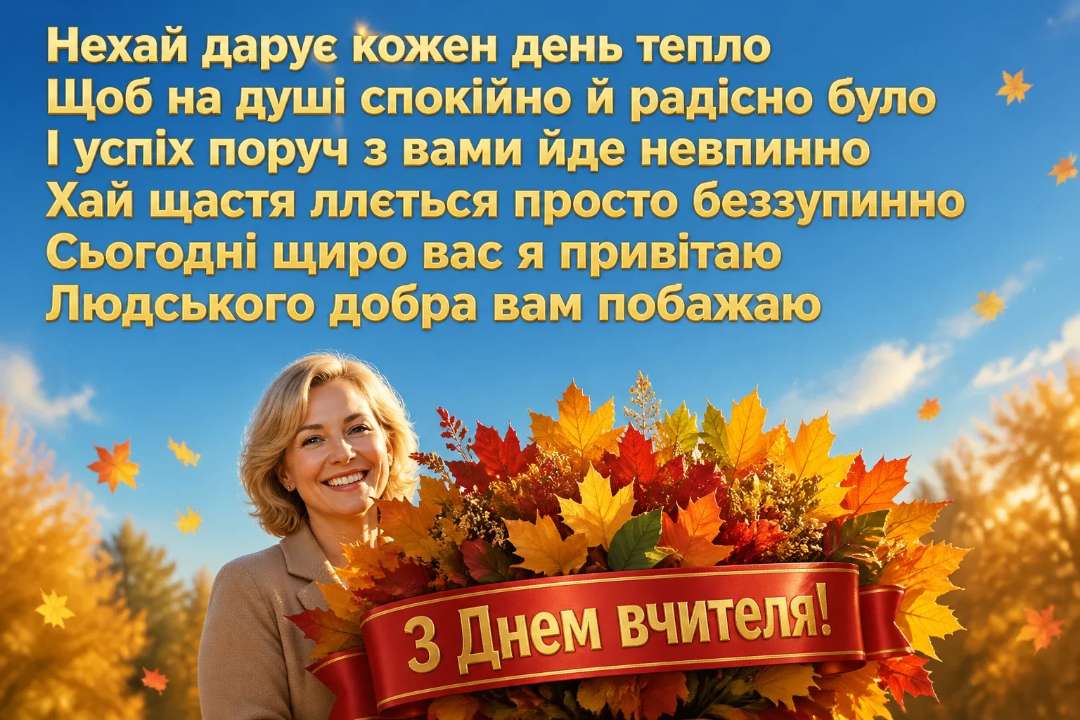 привітання днем вчителя привітання днем вчителя