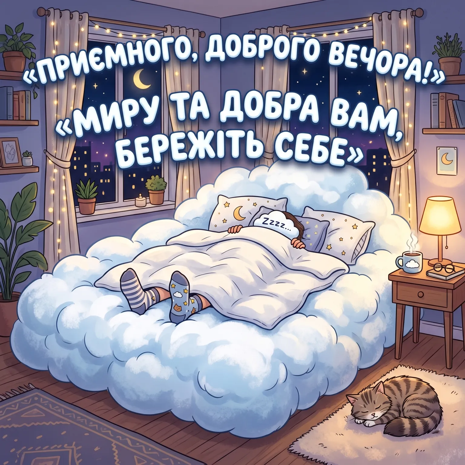 Приємного доброго вечора: душевні листівки та красиві картинки для затишного настрою