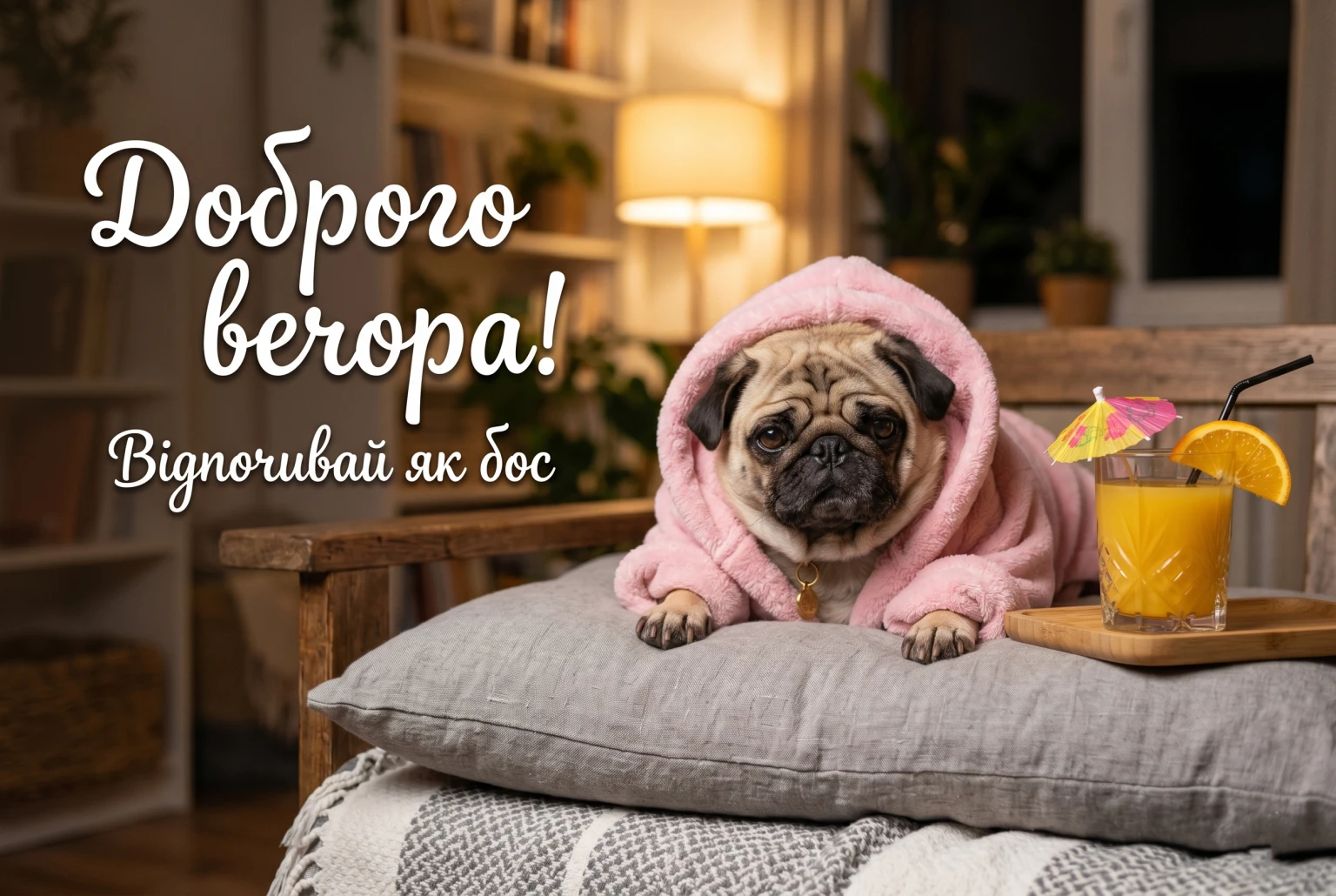 Приємного доброго вечора: душевні листівки та красиві картинки для затишного настрою