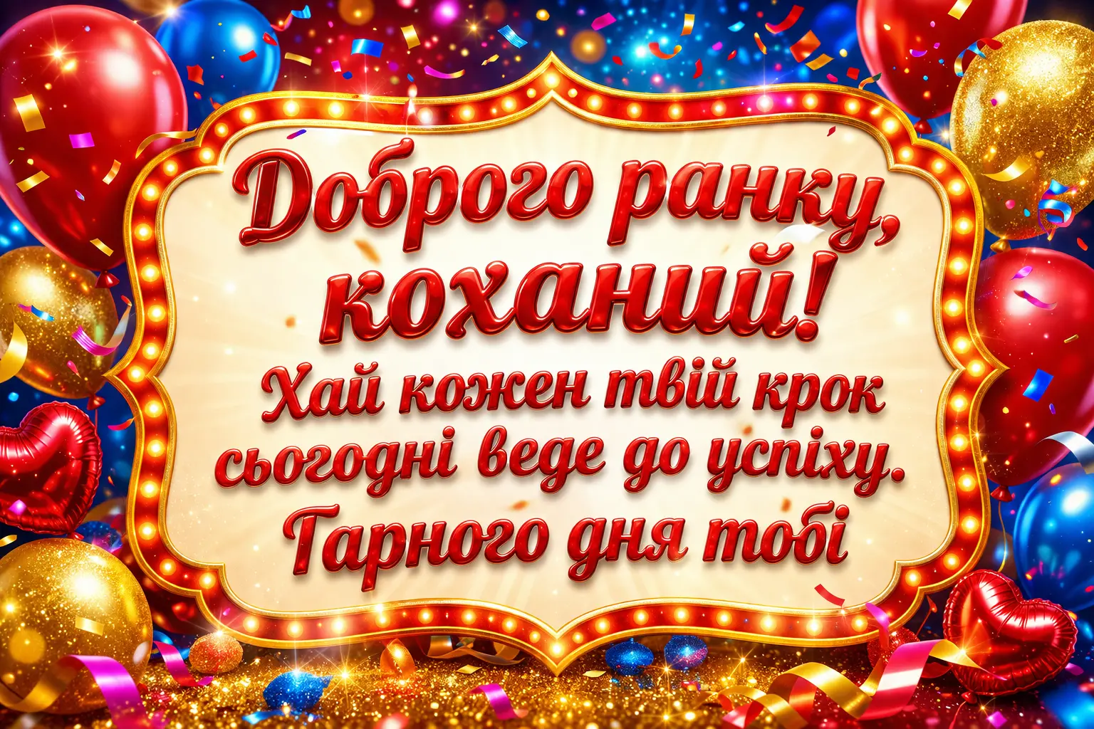 Доброго ранку, гарного дня, коханий: душевні картинки та зворушливі побажання