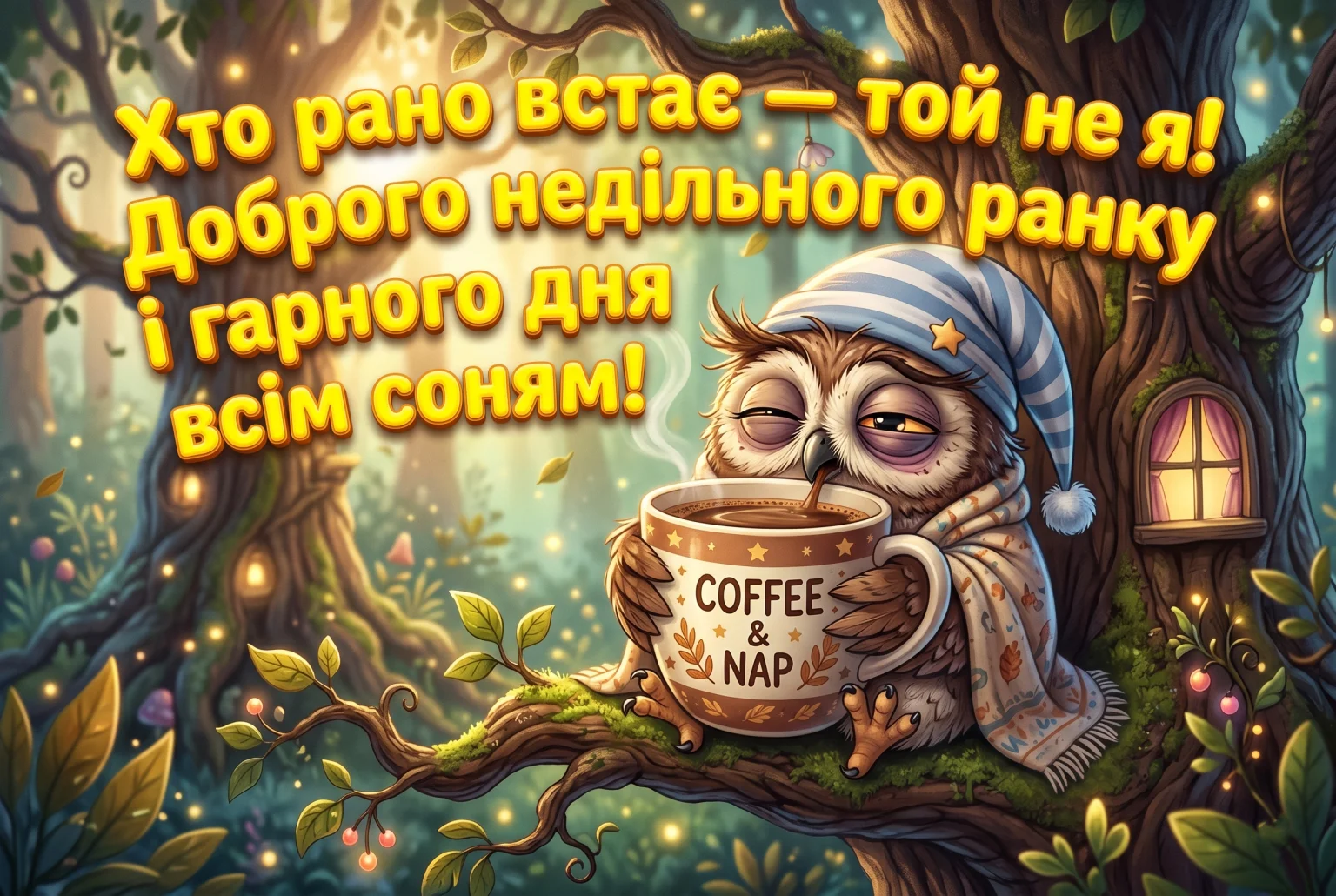 Доброго недільного ранку і гарного дня: найкращі картинки та душевні листівки для гарного настрою