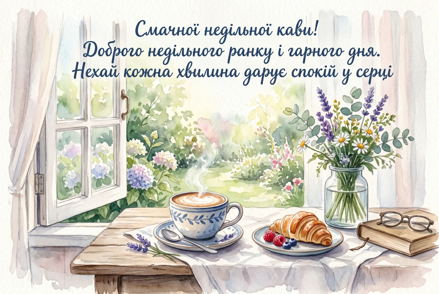 Доброго недільного ранку і гарного дня: найкращі картинки та душевні листівки для гарного настрою