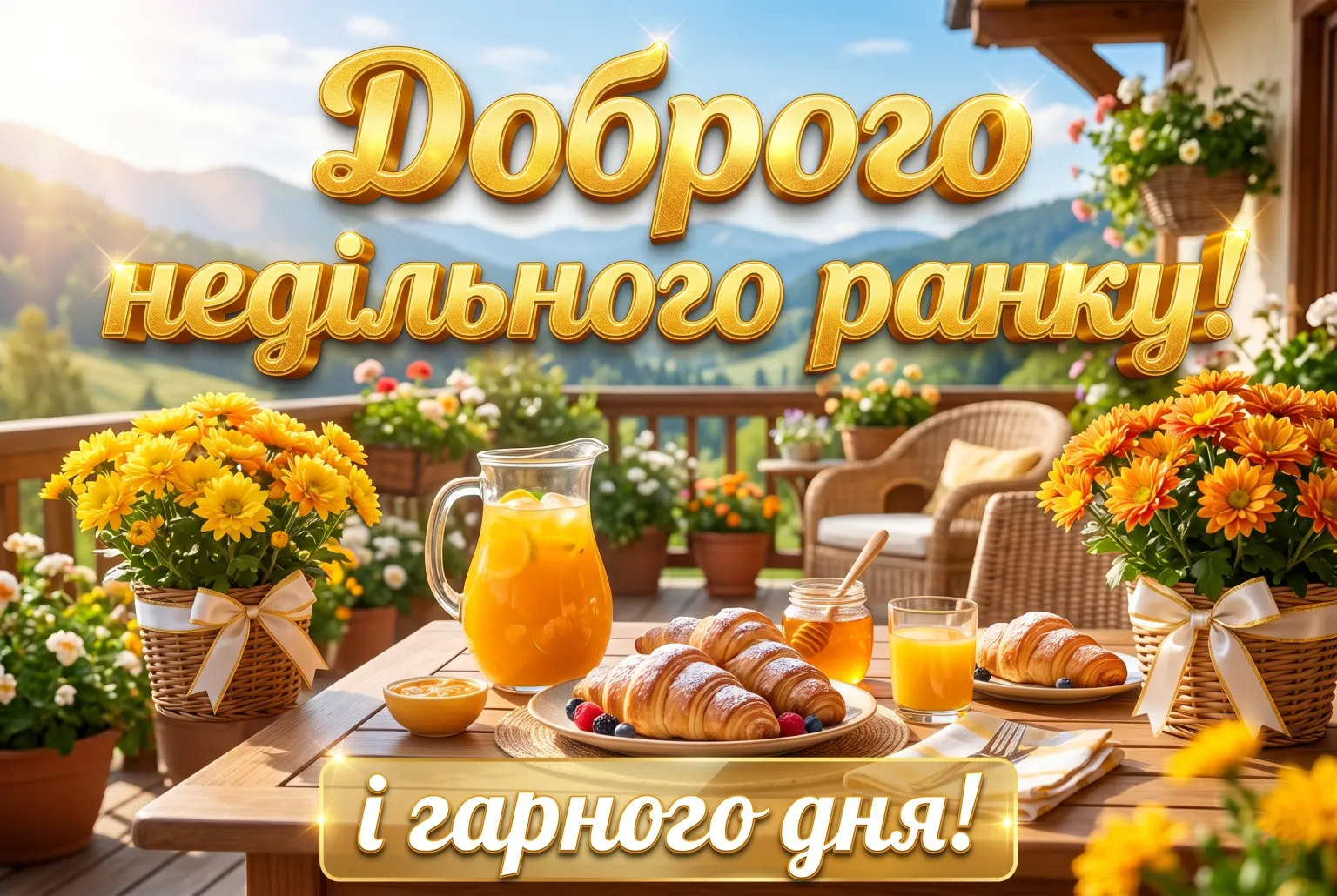 Доброго недільного ранку і гарного дня: найкращі картинки та душевні листівки для гарного настрою