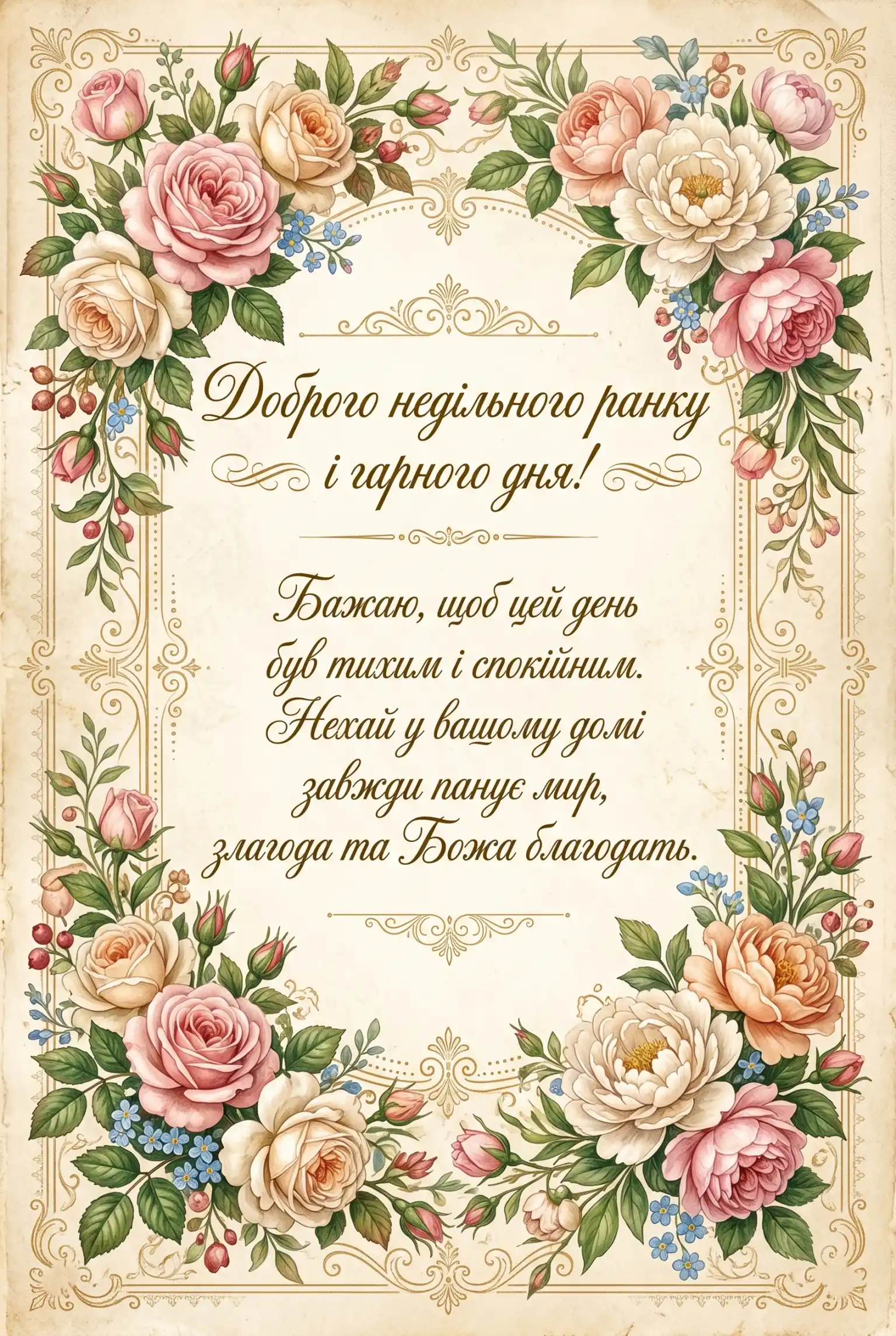 Доброго недільного ранку і гарного дня: найкращі картинки та душевні листівки для гарного настрою