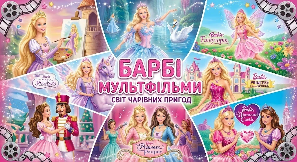 Від «Лускунчика» до наших днів: Еволюція мультфільмів Барбі