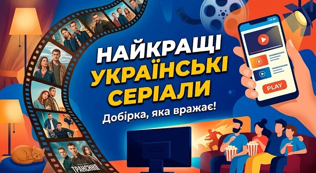 Найкращі українські серіали в одному великому переліку